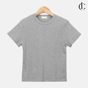 엘케이트 여성 기본 티 순면 이너 라운드 무지 반팔 티셔츠 LLI001