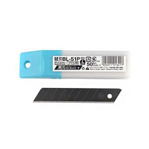 NT Cutter BL-51P 대형 컷터 칼날(50매입) 칼날 커터 컷터 커터날 컷터날 사무용칼 종이커터 종이칼날 일제