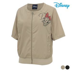 [디즈니골프]여성 캐릭터 아트웍 반팔 루즈핏 바람막이 점퍼 DP1LJB010