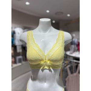 [바바라] 레몬 레이스 삼각 몰드 노와이어 브라렛(ABR4442)(LEM)