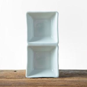 이천도자기 조각목단 2구 쌍초장기 종지 소스볼 종지그릇 찬기 소스그릇 식기 플레이팅식기 예쁜볼 소스종