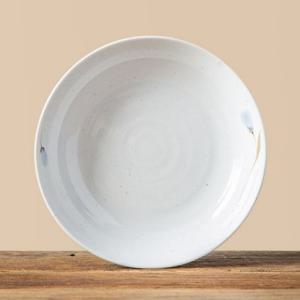 이천도자기 청꽃고백자 수육접시 대 24.3cm 그릇 식기 한식기 한식접시 메인디쉬 메인접시 메인요리접시 요