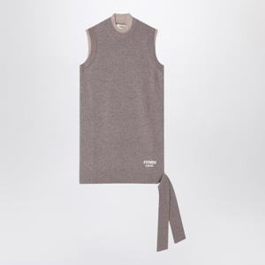 펜디 타우프 울 캐시미어 리브 원피스 FZDD02ATPI F1QYK