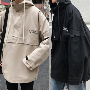 오버핏 아노락바람막이 가을신상 후드 INSUM46