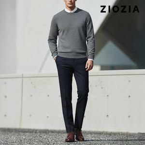 [지오지아] 네이비 트윌조직 사계절 정장팬츠 (ABD5SP1201_DNV)