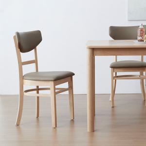 베스트리빙 베이 인테리어 카페 원목 식탁 의자 1개