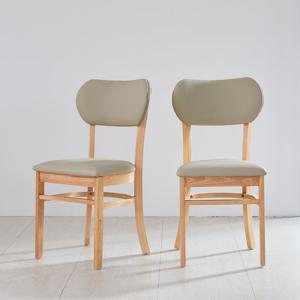 베스트리빙 토니 원목의자 인테리어 카페의자 우드 식탁의자 2개