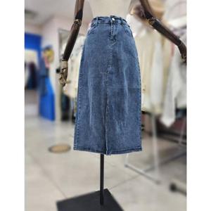 스테파니 세이브존08 뒷밴딩 앞트임 스커트 A25DM5207