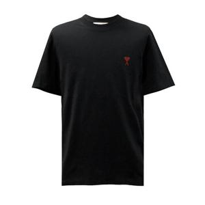 국내 아미 BFUTS035 724 하트 자수 로고 저지 반팔 티셔츠