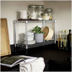 이케아 오마르 선반유닛 실버 60x25x40cm 수납선반 벽선반 받침대