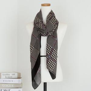 [샵앤]여성 중년 가을 레터스 패션 스카프 DRN-WSC-0482-블랙