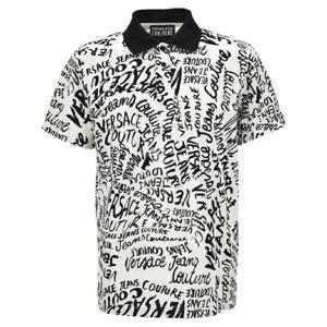 25 FW 베르사체진스꾸뛰르 로고 프린트 폴로 셔츠 78GAG6R0JS459 TP436138645