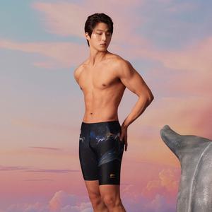 [레노마수영복]남성 포일 웨일 4부 수영복 블랙 RN-MF2F522-BK