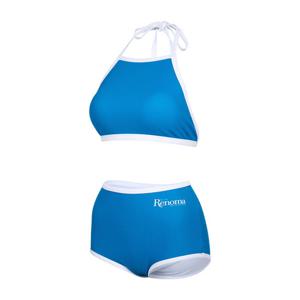 [레노마수영복]여성 홀터넥 와플 비키니 딥블루 RN-LS2F551-DB