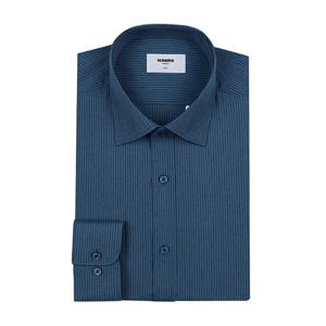 [레노마(셔츠)](사은품 양말) 카치온 스판 슬럽 투톤 스트라이프 슬림핏 RPSSL0151NY