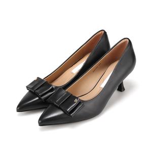 [바바라][본사운영] 바바라 양가죽 B 리본장식 여성 펌프스 5.5c