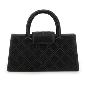 토리버치 퀼티드 블랙 가죽 핸드백 164763 001