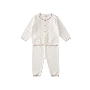 [밍크뮤]SC 선물포장(아이보리)쁘띠덧수니트상하복 (35A1261001)어린이집등 룩 상하복 A