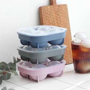 아트박스/아름다운공간 [L퓨어]모던실리콘 왕볼 몰드4구(3color)