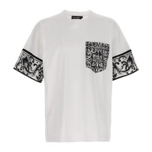 돌체앤가바나 마이올리카 프린트 티셔츠 G8SB2TG7O8Y W0800