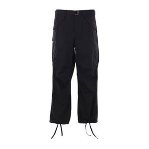 사카이 블랙 테크니컬 코튼 팬츠 SCM247 001