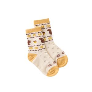 [밍크뮤]SC(노랑)로미노르딕단말(35A1481008)삭스 양말 유아 어린이집선물 A