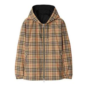 버버리 리버시블 체크 후디드 자켓 8110371