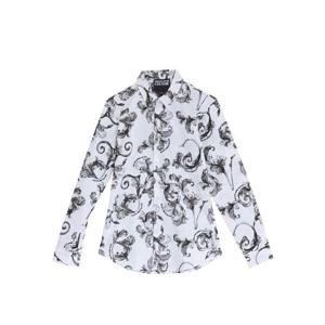 베르사체 긴팔 셔츠 78GAL2S0 NS630 003 BIANCO MULTI