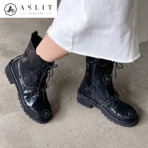 [애슬릿] 여성 통굽 힐 베이직 사이드 지퍼 워커