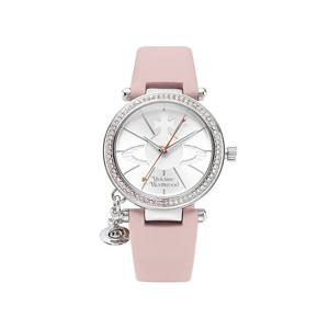 비비안웨스트우드 VV006SLPK 오브 여성 가죽 손목 시계