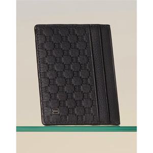 [닥스ACC] [선물포장/쇼핑백동봉] 블랙 루이스 엠보 DD 패턴 카드지갑 DBHO5F369