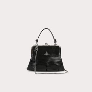 [비비안웨스트우드]비비안웨스트우드 직수입 미니 크로커다일 프레임 크로스백 (VPTCBA0009-99)