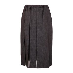 브루넬로쿠치넬리 플레이트 데님 스커트 MB125G3890 C003