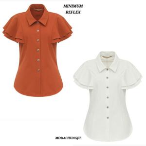 [미니멈]MD 카라넥 프릴캡 슬리브 블라우스 MD MYBAWB3270_CJ