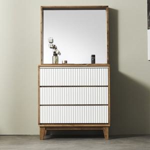 G4147 템바보드 원목 서랍 화장대 세트 800 1color