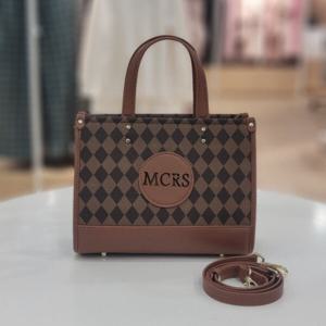 [몽크로스]체크 쟈가드 로고 토드백/WT68618_BP