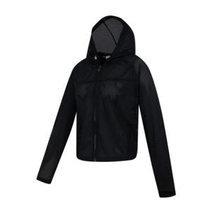 아레나  컴피 집업 커버업(A5BL1PN05BLK)