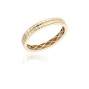 [로이드] 모던브리티쉬 두줄 사각패턴 3.0mm 14K 반지 LRS22207G