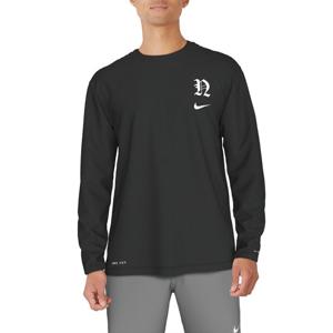 나이키스윔  남자래쉬가드 럭스 레터 롱 슬리브 하이드로가드 NESSF474-001