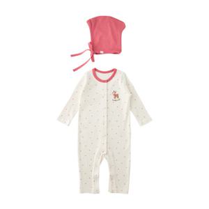 밍크뮤HB(CR)노엘모달골지SET우주복(35C7004106) 신생아내복 출산선물 모자