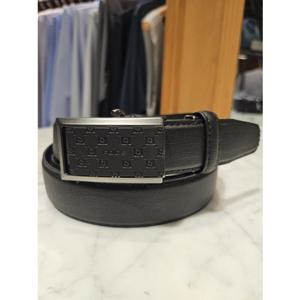 [포체벨트] FPFBE1-204BK 천연소가죽 자동벨트 [폭3CM 길이129CM 최대43인치용]