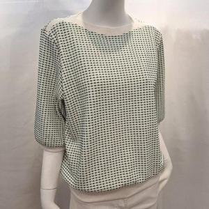 올리비아하슬러 HC04 패턴이 들어간 져지 티셔츠 OHDFTS203