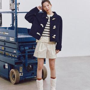 [랩]MARIOAP4WTA61 (핸디) 떡볶이 크롭 코트