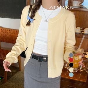 ATMARK 미니멀솔리드슬림가디건_AA56CD017G