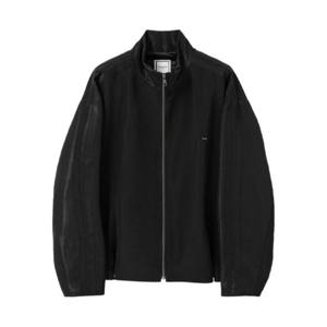 우영미 패디드 글로시 자켓 블랙   24FW W243JP05935B