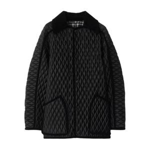 버버리 코듀로이 트리밍 퀼팅 재킷 8113603