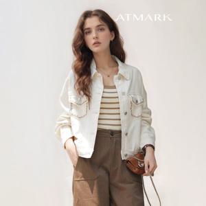 ATMARK (77까지)루즈자수포켓트러커자켓_AA56JK007G
