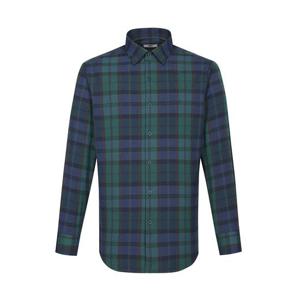 [닥스(셔츠)](25년FW)폴리혼방 체크 레귤러핏 긴팔셔츠 네이비 -DLA1SHCL105N1(사 은품증정)