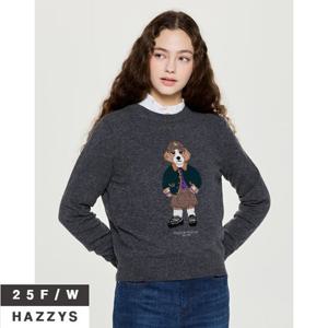 헤지스여성 HSSW5D906 [HAZZYS HARRY] 해리 자수 울100 풀오버