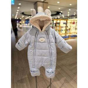 [블루독베이비] 25 FW(블루)도기포인트패딩우주복(45C1360302)신생아 백일 돌 선물 아가옷 유아 조카 (45C1